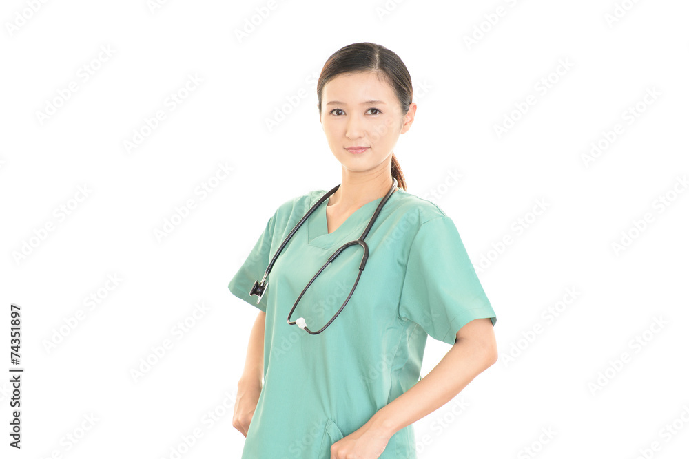 笑顔の女医 笑顔の女医
