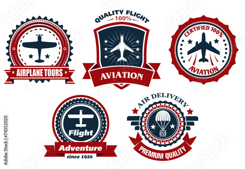 Aircraft and aviation banners