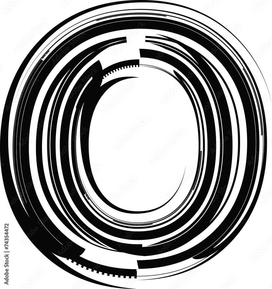 Abstract Letter O Abstract Letter O