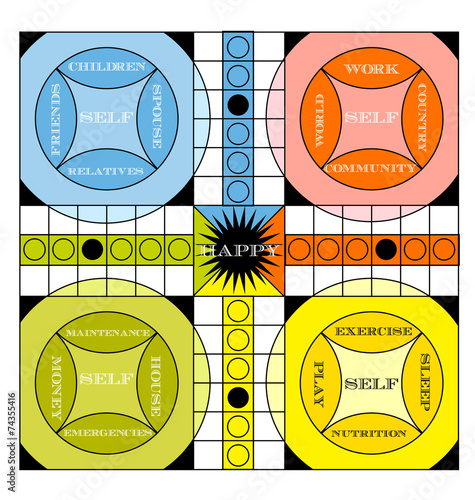 vintage game board infographic
