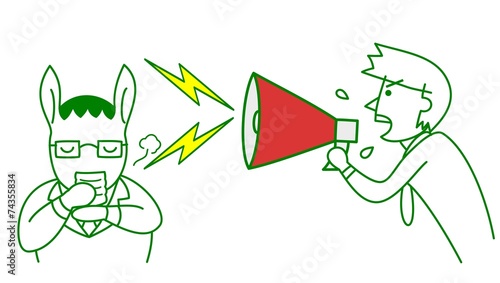 文句を言う部下と馬耳東風の上司