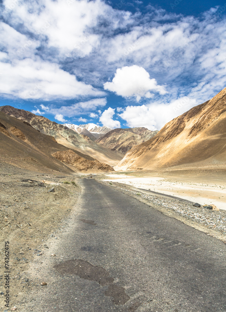 On the road in Ladakh, India