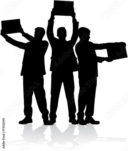 manifestation - a group of people protesting