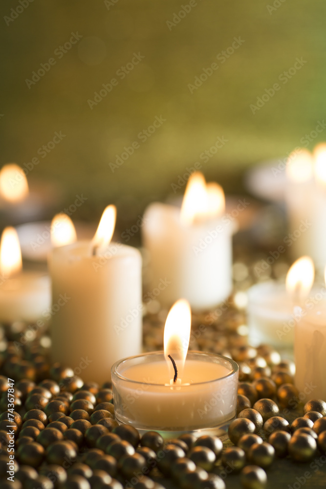 Candle lights. Candle lights.