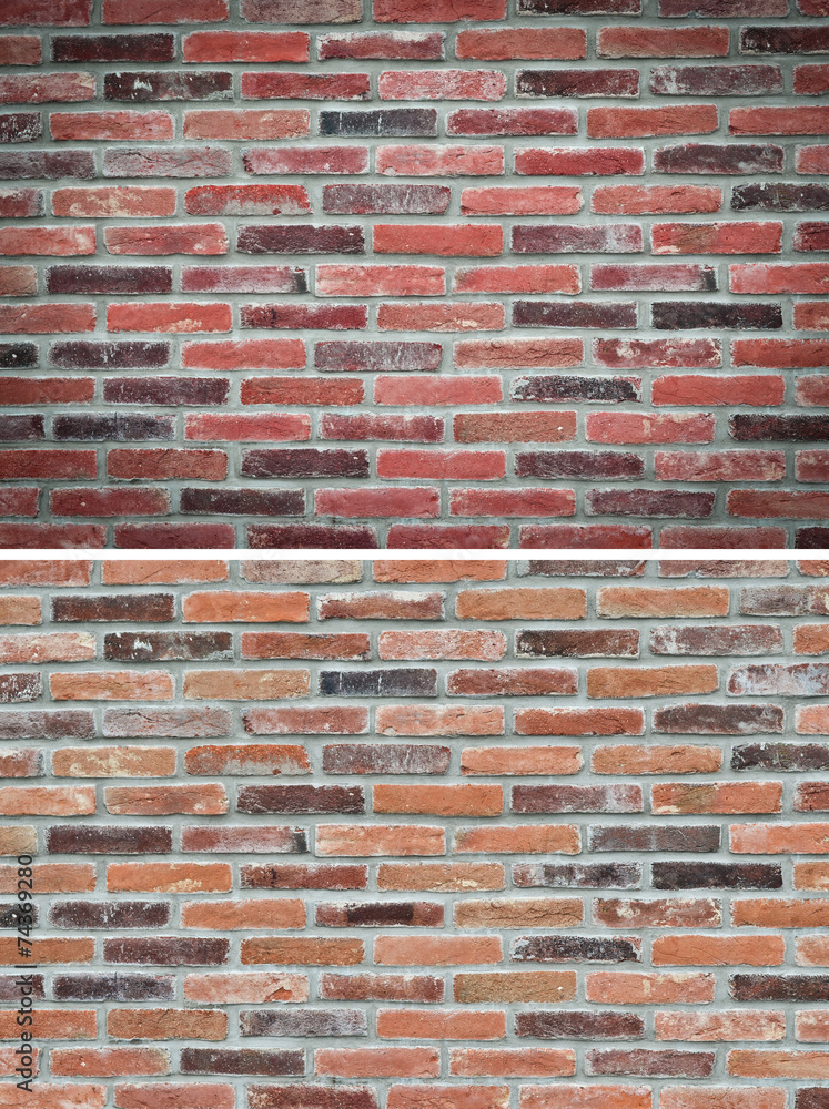 Fototapeta premium texture brick wall, set