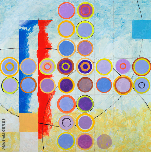 an abstract painting