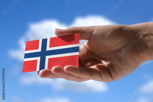 Small norwegian flag