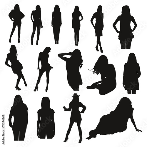 Silhouettes femme 03