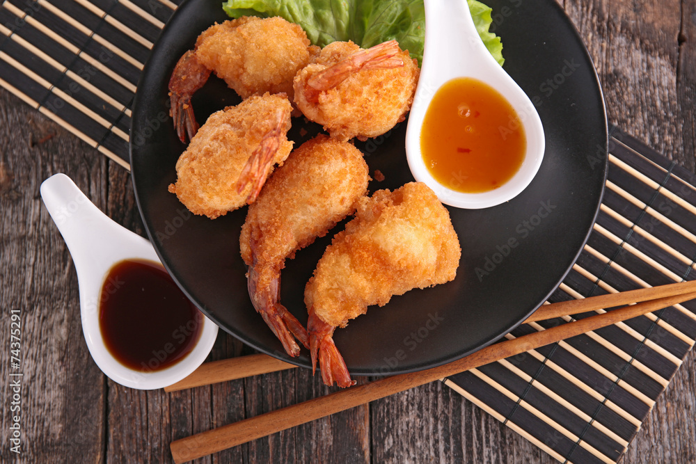 Wunschmotiv: fried shrimp #74375291