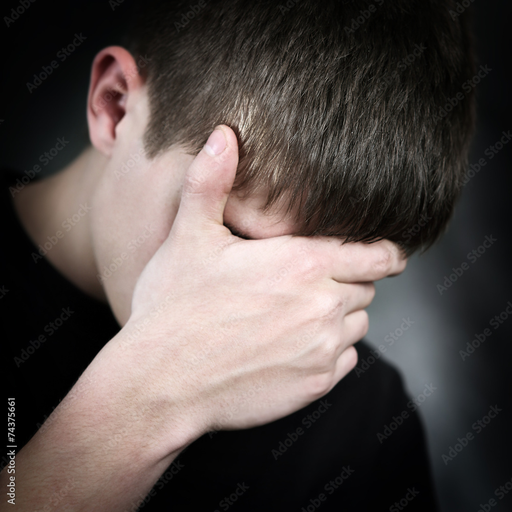 Sad Young Man Sad Young Man