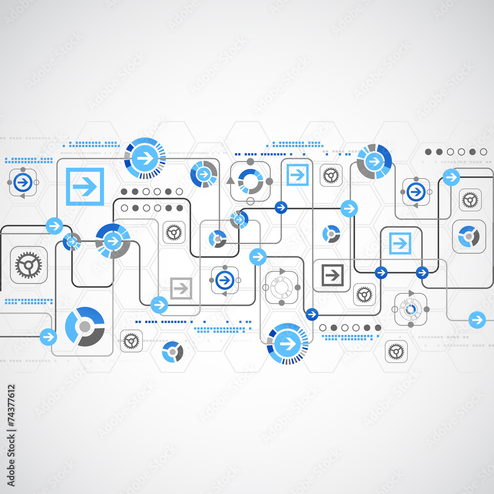 Abstract technology concept of business background. Abstract technology concept of business background.