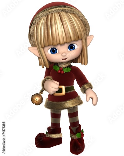 Cute Toon Christmas Elf