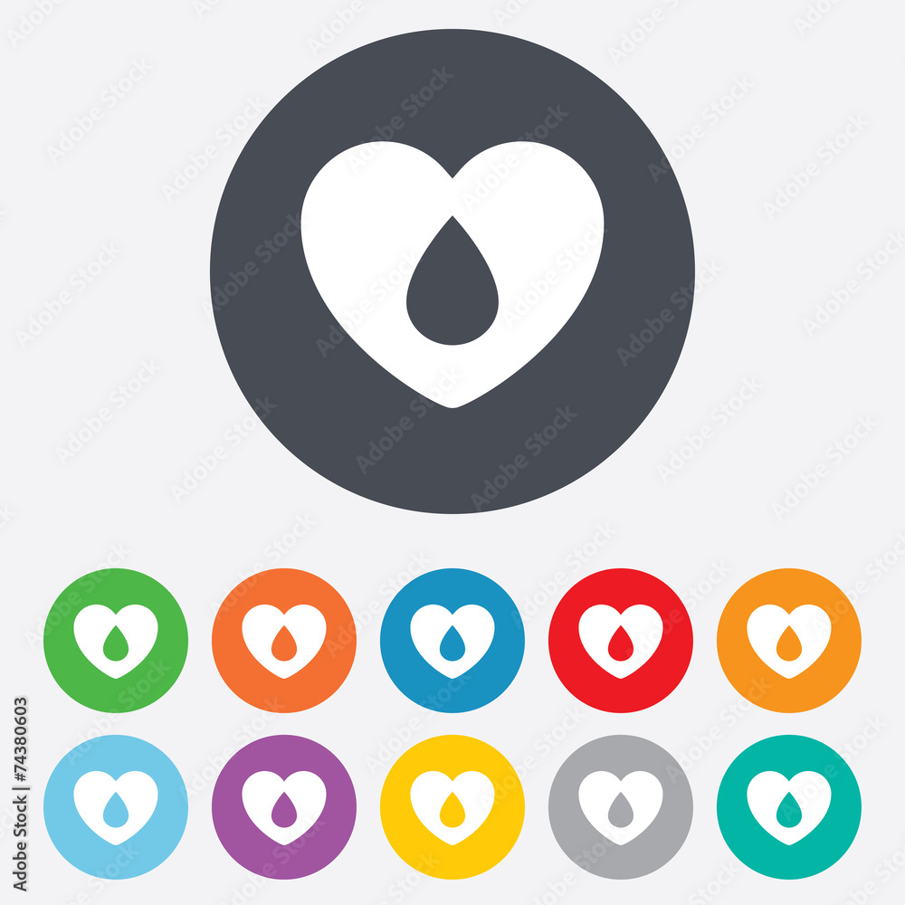 Blood donation sign icon. Medical donation. Blood donation sign icon. Medical donation.
