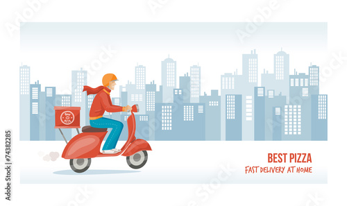 Pizza delivery guy
