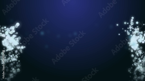 Animated bokeh background for intro or outro