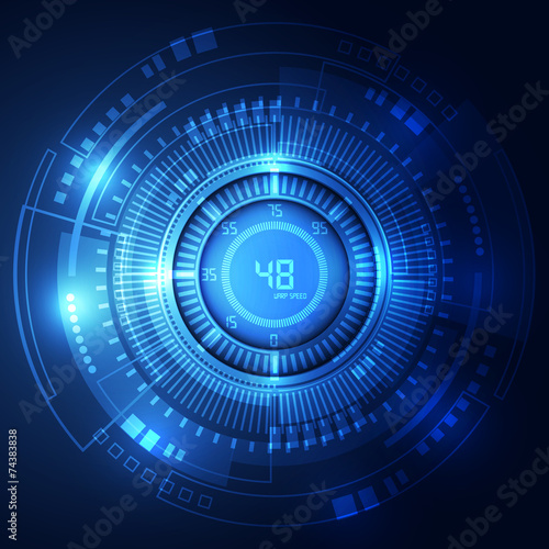 abstract technology background, vector illustration