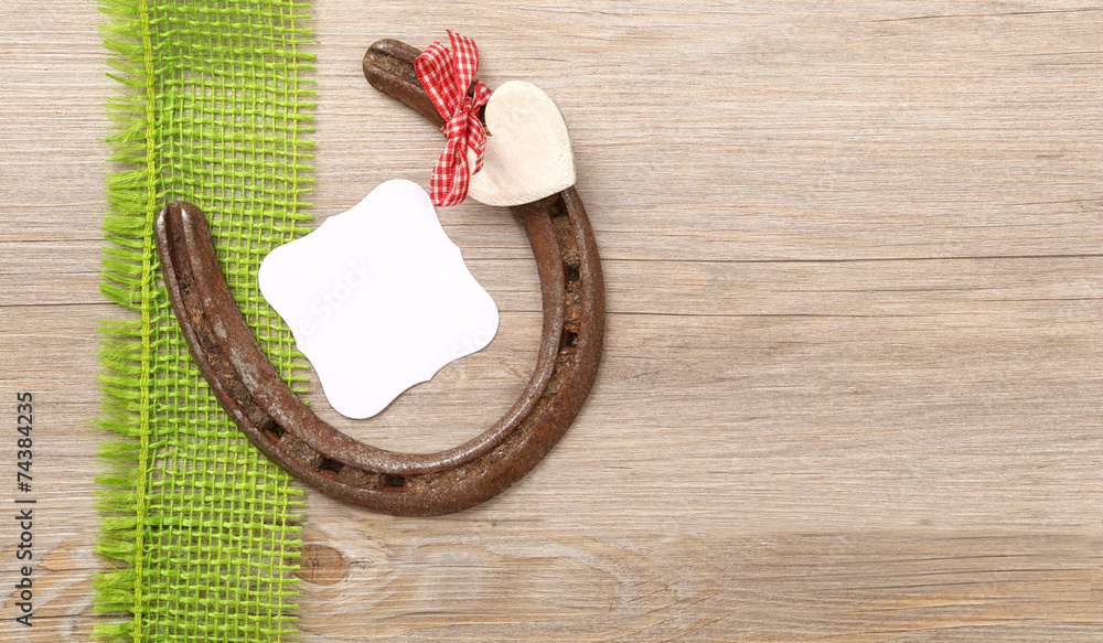 Papier mit Hufeisen Papier mit Hufeisen