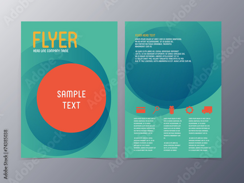 vector business brochure flyer template