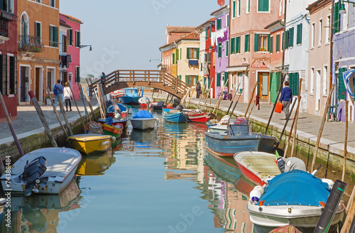 Venice - Typically architecture Burano island