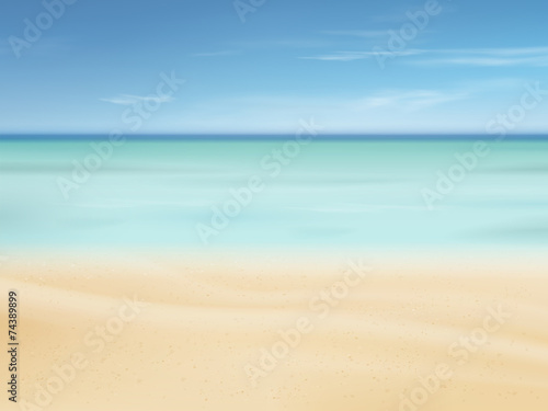 Fototapeta Naklejka Na Ścianę i Meble -  beautiful sand of beach scene background