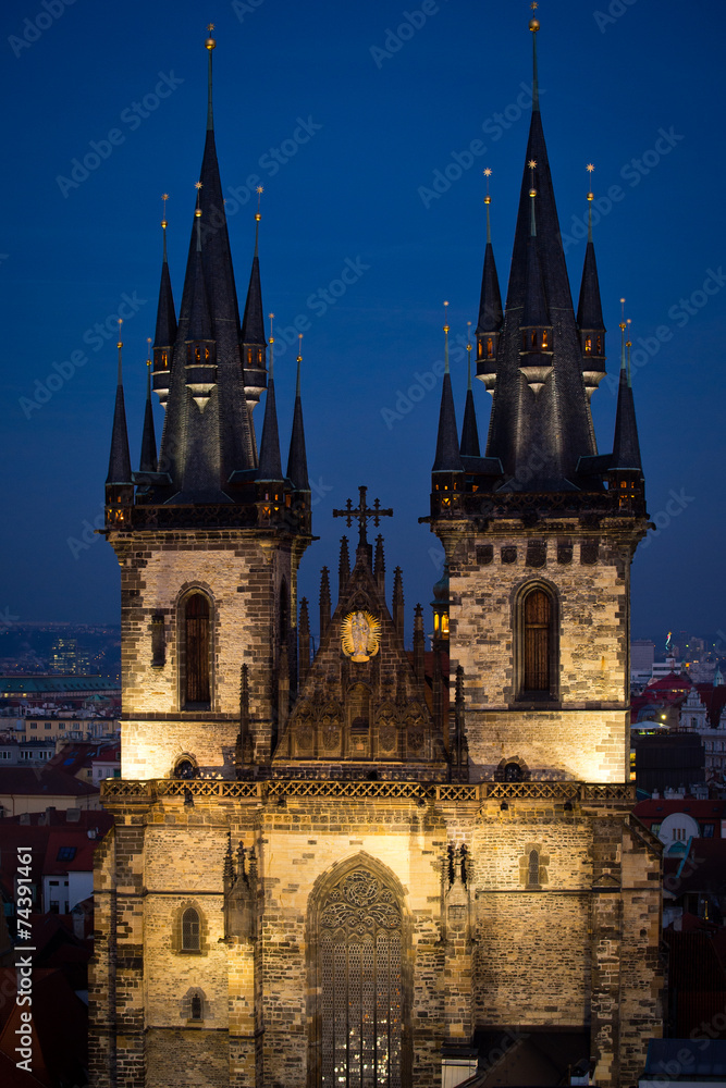Church of Our Lady before Tyn, Prague, Czech republic Church of Our Lady before Tyn, Prague, Czech republic