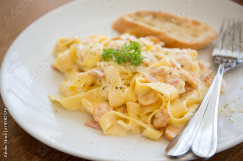 fettuccine carbonara