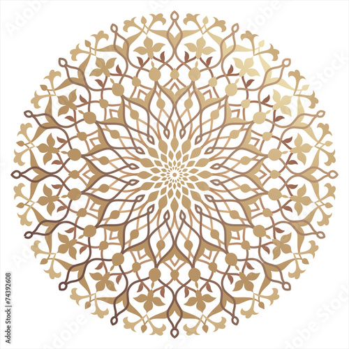 Traditional floral islamic pattern