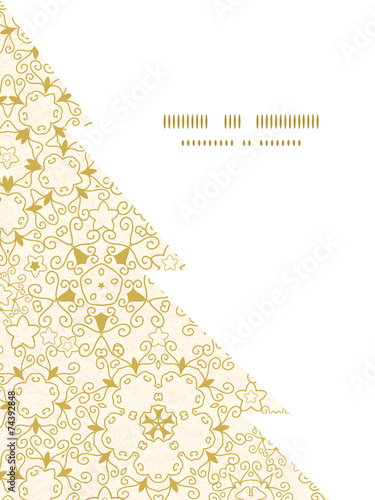 Vector abstract swirls old paper texture Christmas tree