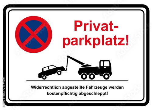 Privatparkplatz