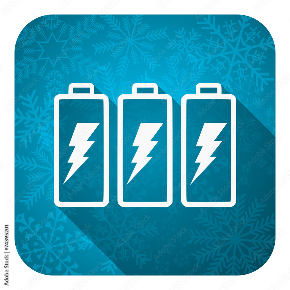 battery flat icon, christmas button, power sign battery flat icon, christmas button, power sign