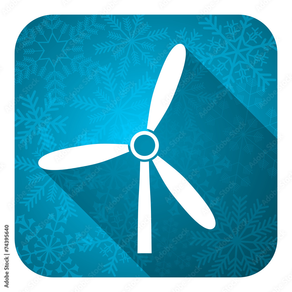 windmill flat icon, christmas button, renewable energy sign windmill flat icon, christmas button, renewable energy sign