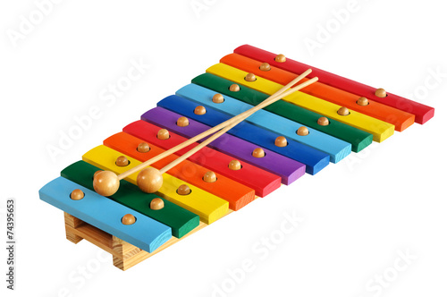 Wooden toy xylophone