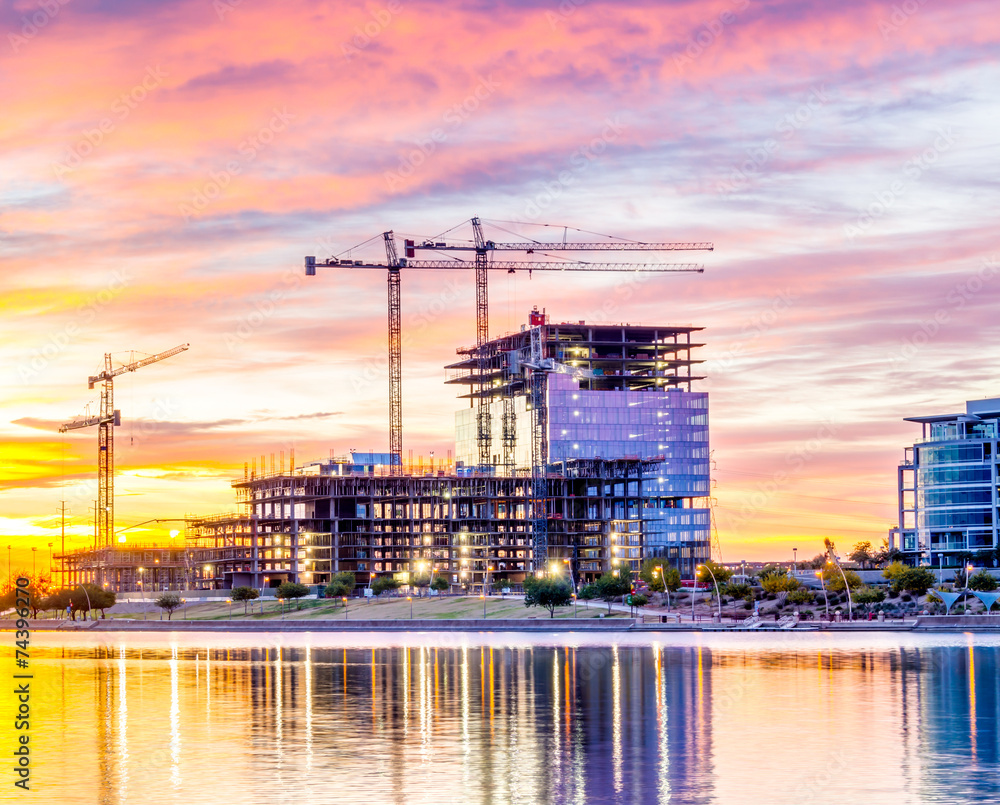 Fototapeta premium City Skyline in Phoenix