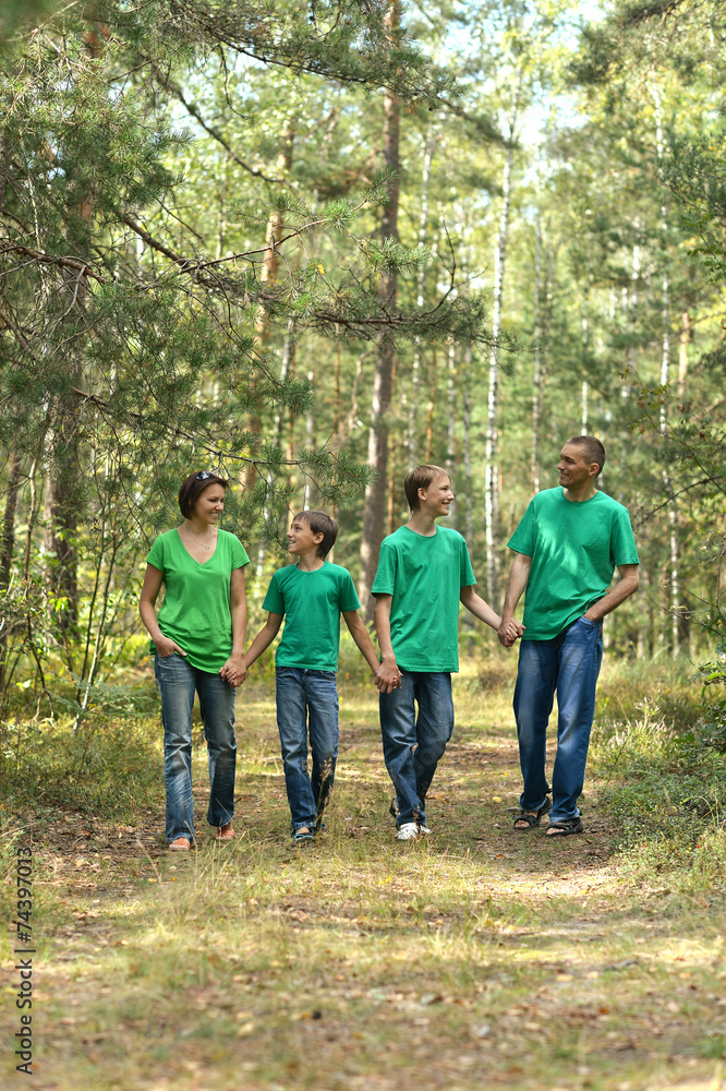 Happy young family Happy young family
