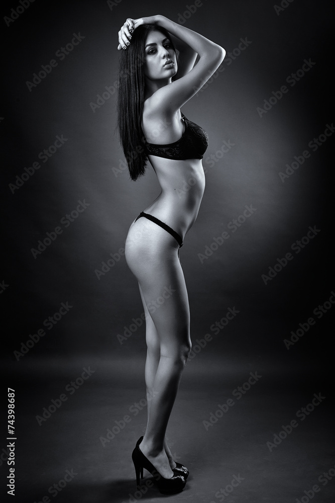 Fototapeta premium Latin lingerie model