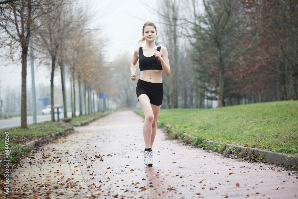 running woman running woman