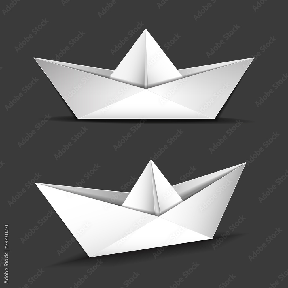 papier schiffe, vektor eps vorlage, isoliert papier schiffe, vektor eps vorlage, isoliert