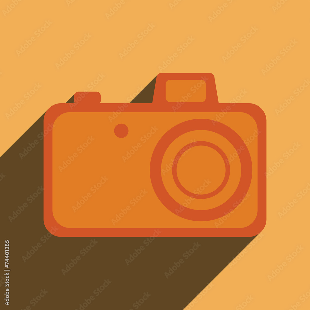 Element for web design. photo camera.