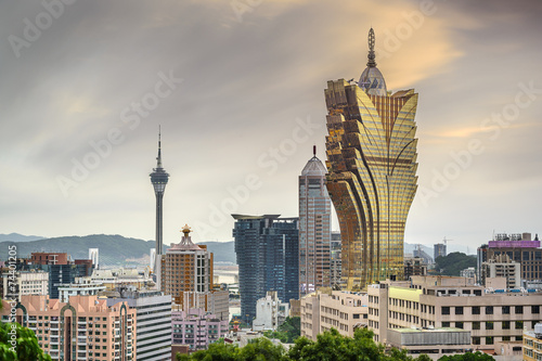 Macau, China Casino Resorts Cityscape