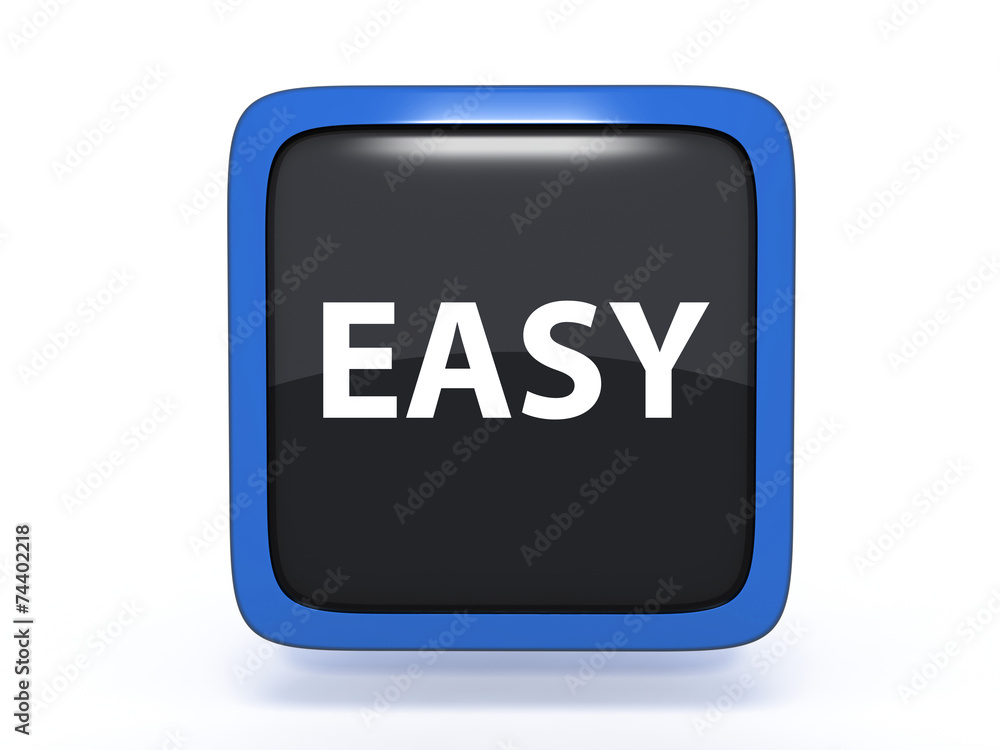 easy square icon on white background easy square icon on white background