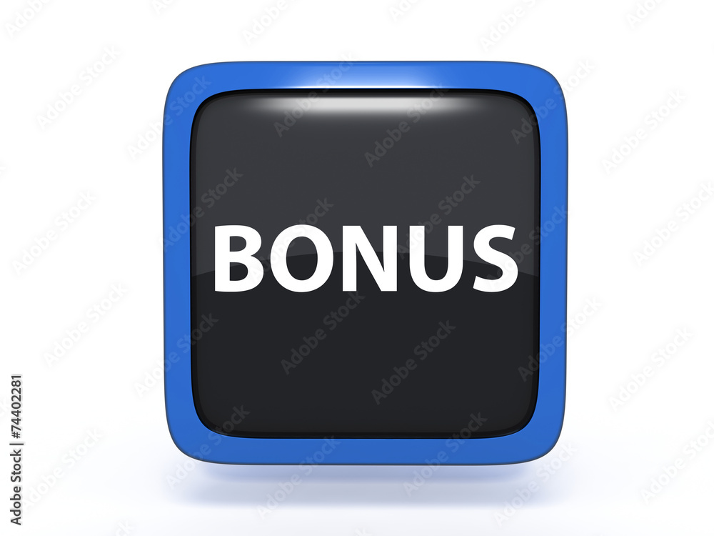 bonus square icon on white background bonus square icon on white background
