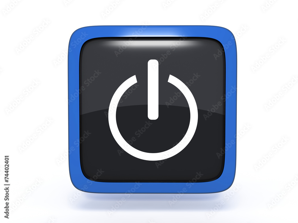 power square icon on white background power square icon on white background