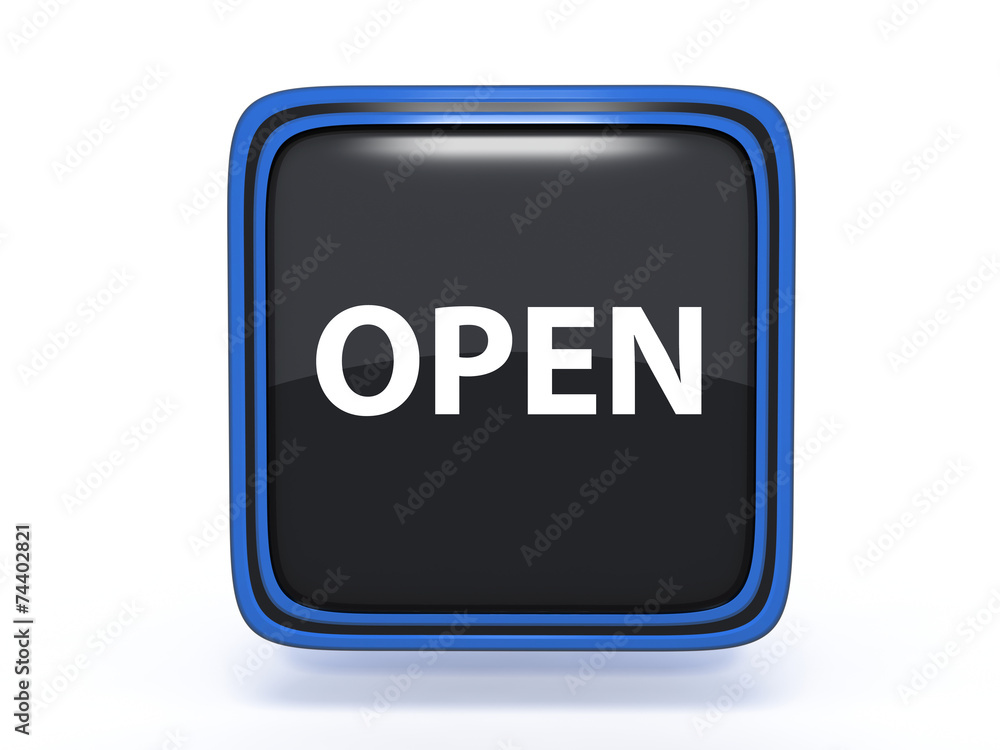open square icon on white background open square icon on white background