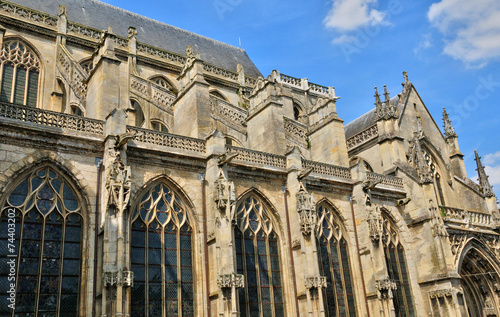 collegiate church Saint Gervais Saint Protais of Gisors in Norma photo