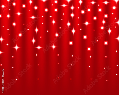 Christmas red shiny background