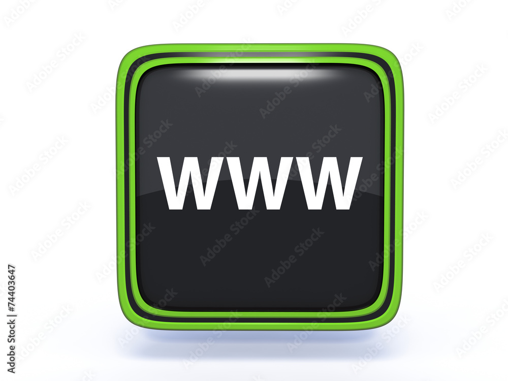 www square icon on white background www square icon on white background