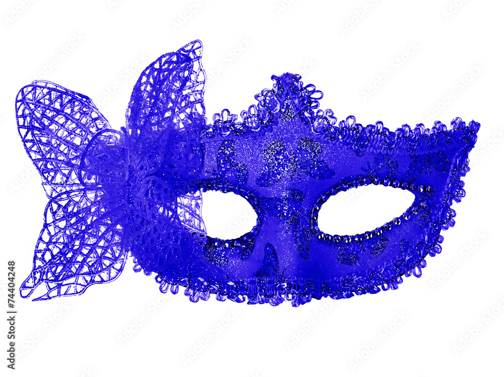 Carnival mask. Isolated on white background.