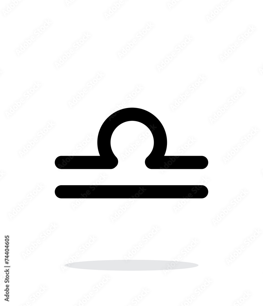Libra zodiac icon on white background. Libra zodiac icon on white background.