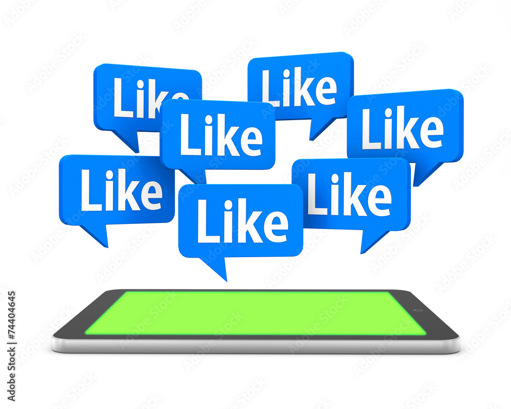 tablet and like tablet and like