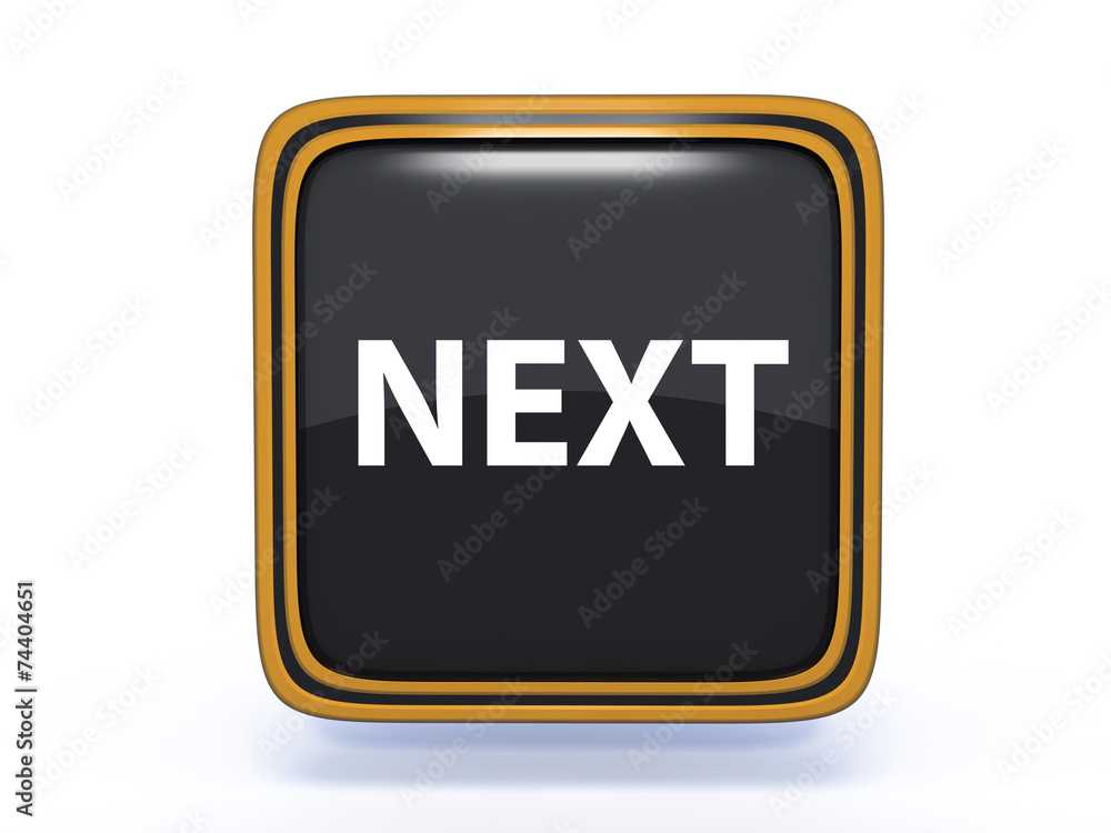 next square icon on white background next square icon on white background